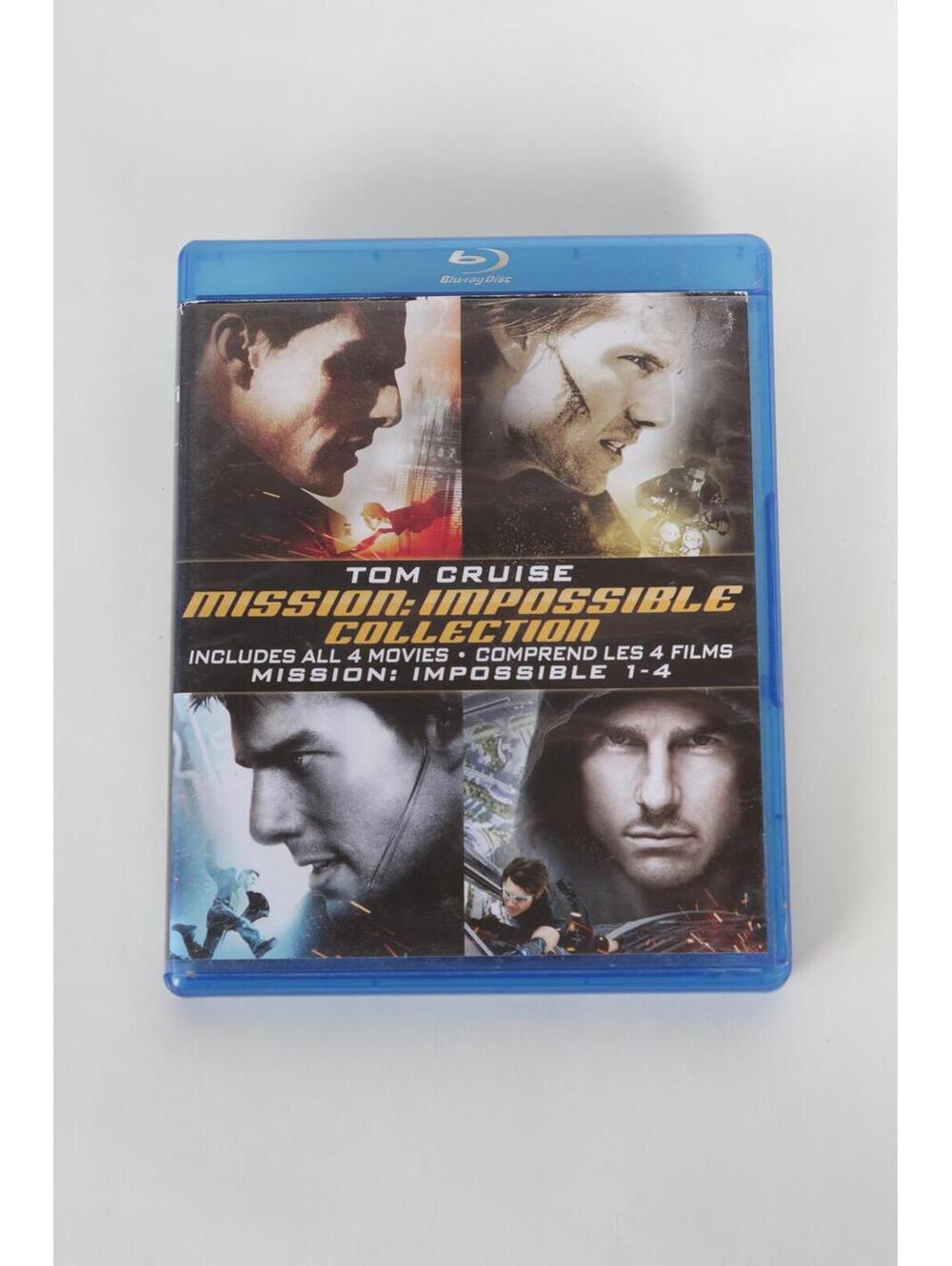 Blu-Ray Tom Cruise Mission Impossible Collection 1-4 DVD